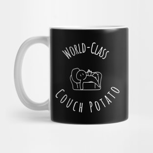 World-Class Couch Potato: Unparalleled in Laziness! Mug